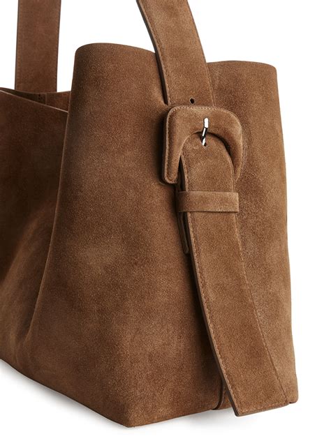 arket suede bag